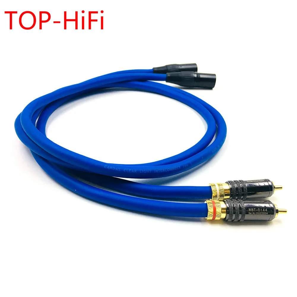TOP-HiFi Pair WBT-0144 RCA to XLR Balacned Audio Cable RCA Male to XLR Male Interconnect Cable with CARDAS Clear-Light-USA
TOP-HiFi Pair WBT-0144 RCA to XLR Balacned Audio Cable RCA Male to XLR Male Interconnect Cable with CARDAS Clear-Light-USA