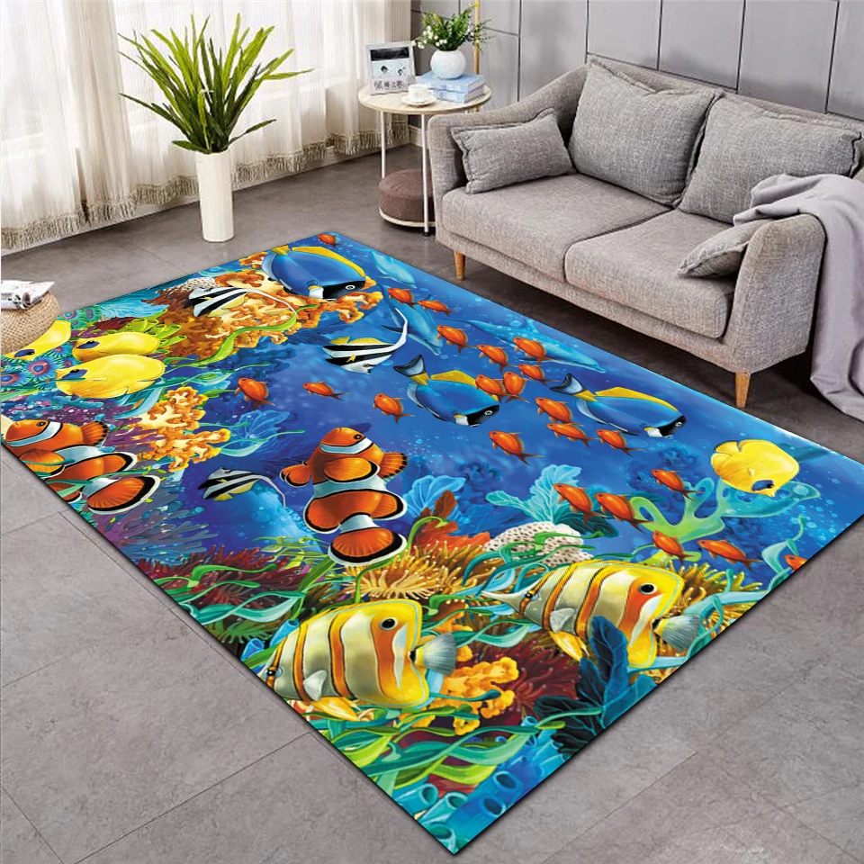 3D ковер Fish для гостиной, Детский ковер, украшение для детской комнаты, ковер для дома, прихожей, пола, спальни, прикроватные коврики 001
3D ковер Fish для гостиной, Детский ковер, украшение для детской комнаты, ковер для дома, прихожей, пола, спальни, прикроватные коврики 001
