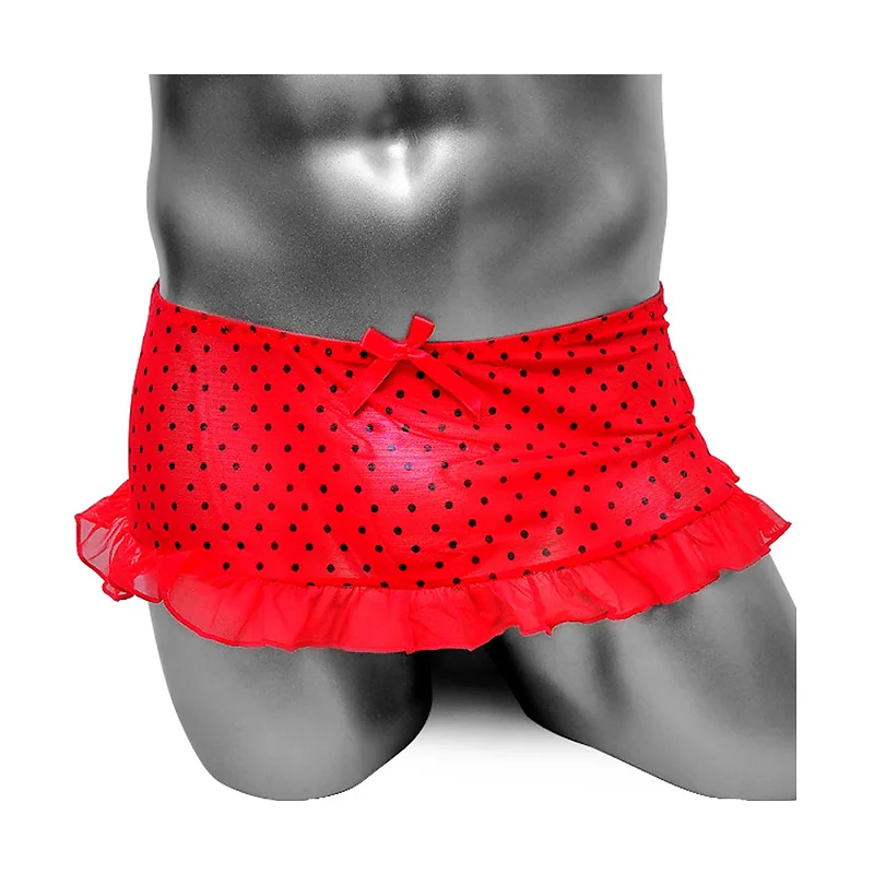 Ruffles Sissy Lace Skirt Panties Underwear Dots Feminine Men Sexy Underwear Lingerie Club Wear Gay Sexy Mesh Tranparent Panties
Ruffles Sissy Lace Skirt Panties Underwear Dots Feminine Men Sexy Underwear Lingerie Club Wear Gay Sexy Mesh Tranparent Panties