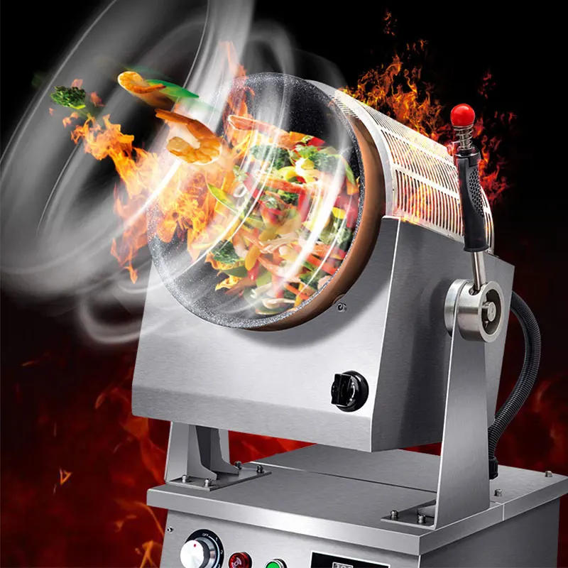 Commercial Gas Cooking Machine Automatic Intelligent Cooking Robot Fried Rice Machine Electromagnetic Drum Cooking Pot SMK-TSGT
Commercial Gas Cooking Machine Automatic Intelligent Cooking Robot Fried Rice Machine Electromagnetic Drum Cooking Pot SMK-TSGT