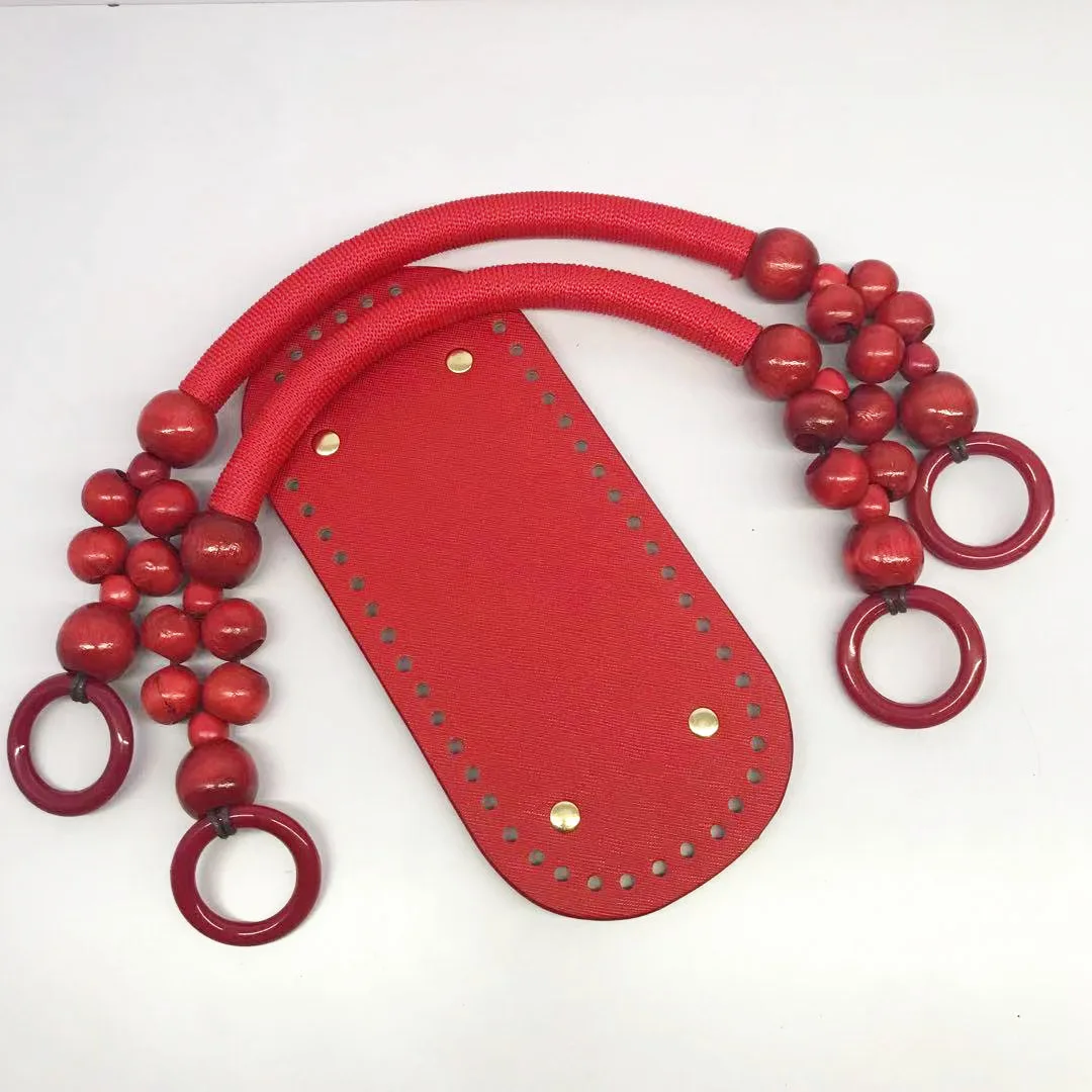 3 pcs Handmade Backpack Woven Bag Handle Straps Leather Bag Bottom Wooden Bead Handle Materials DIY Crochet Pad Set Women Bag
3 pcs Handmade Backpack Woven Bag Handle Straps Leather Bag Bottom Wooden Bead Handle Materials DIY Crochet Pad Set Women Bag