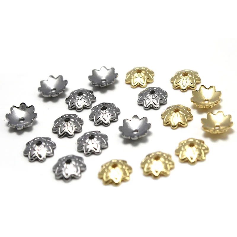 100pcs/lot Stainless Steel 7mm Bead Caps for Jewelry Making End Caps Flower Torus Bead Caps DIY Bracelet Findings Accessories
100pcs/lot Stainless Steel 7mm Bead Caps for Jewelry Making End Caps Flower Torus Bead Caps DIY Bracelet Findings Accessories