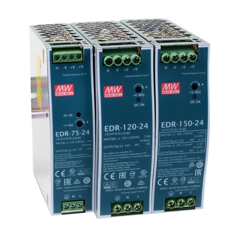 MEAN WELL EDR-75 120 150 12V 24V 48 V meanwell EDR-75 120 150 12 24 48 V Одиночный выходной импульсный источник питания
MEAN WELL EDR-75 120 150 12V 24V 48 V meanwell EDR-75 120 150 12 24 48 V Одиночный выходной импульсный источник питания