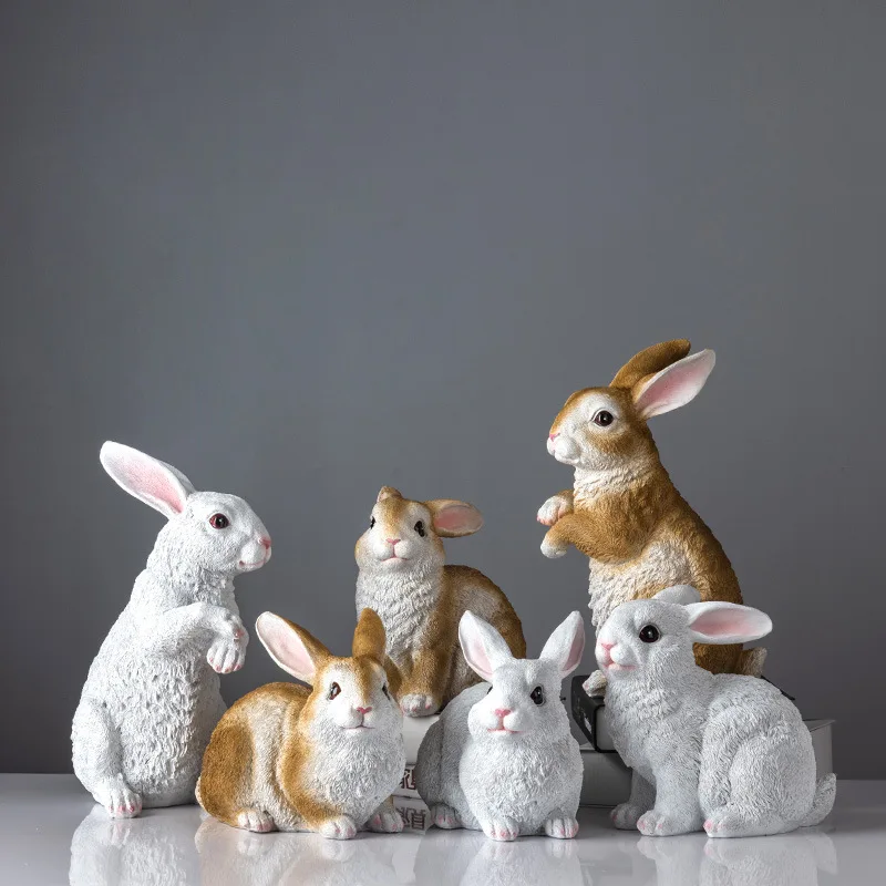Simulation Rabbit Ornaments Garden Courtyard Small Animal Rabbit Sculpture Outdoor Garden Landscape Community Lawn Decorations
Simulation Rabbit Ornaments Garden Courtyard Small Animal Rabbit Sculpture Outdoor Garden Landscape Community Lawn Decorations