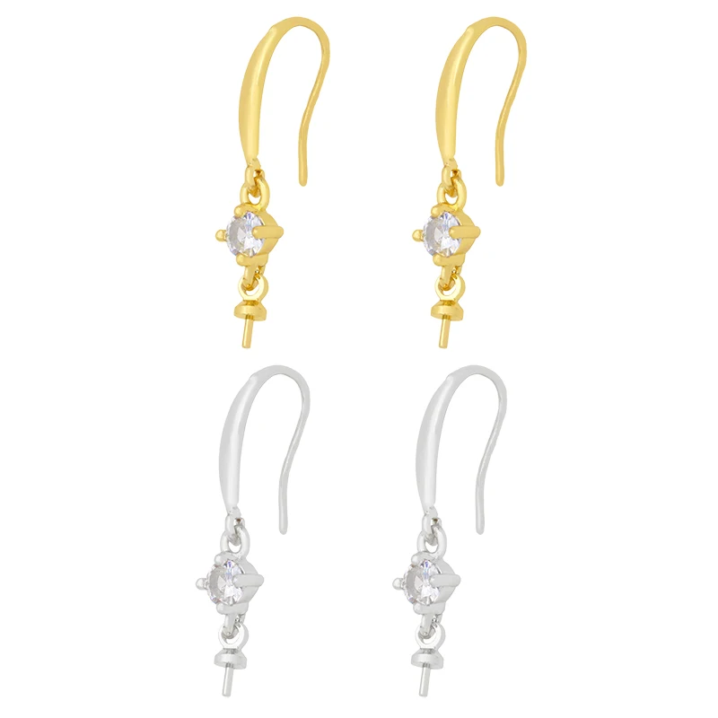 OCESRIO Copper Earring Findings Cubic Zirconia Earrings Clasps Hooks Gold Plated Earring Findings for Jewelry Making erha087
OCESRIO Copper Earring Findings Cubic Zirconia Earrings Clasps Hooks Gold Plated Earring Findings for Jewelry Making erha087