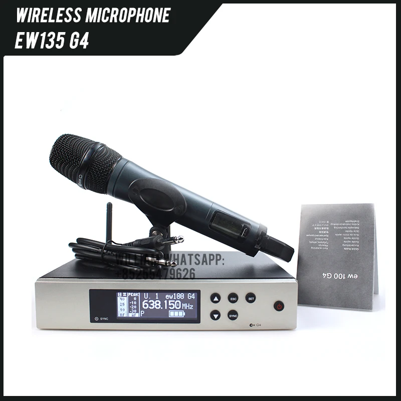 EW135G4 EW100G4 EW 100 G4 wireless microphone system with E835S haneheld microphone, suitable for small package for Sennheiser
EW135G4 EW100G4 EW 100 G4 wireless microphone system with E835S haneheld microphone, suitable for small package for Sennheiser