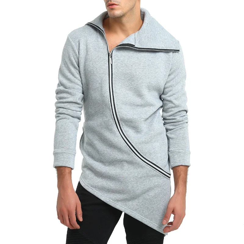 Fashion Summer Men's Sportswear Simplicity Slim All-Match Trend Youth Hoodie Harajuku Oblique Zipper Irregular Design Clothing
Fashion Summer Men's Sportswear Simplicity Slim All-Match Trend Youth Hoodie Harajuku Oblique Zipper Irregular Design Clothing