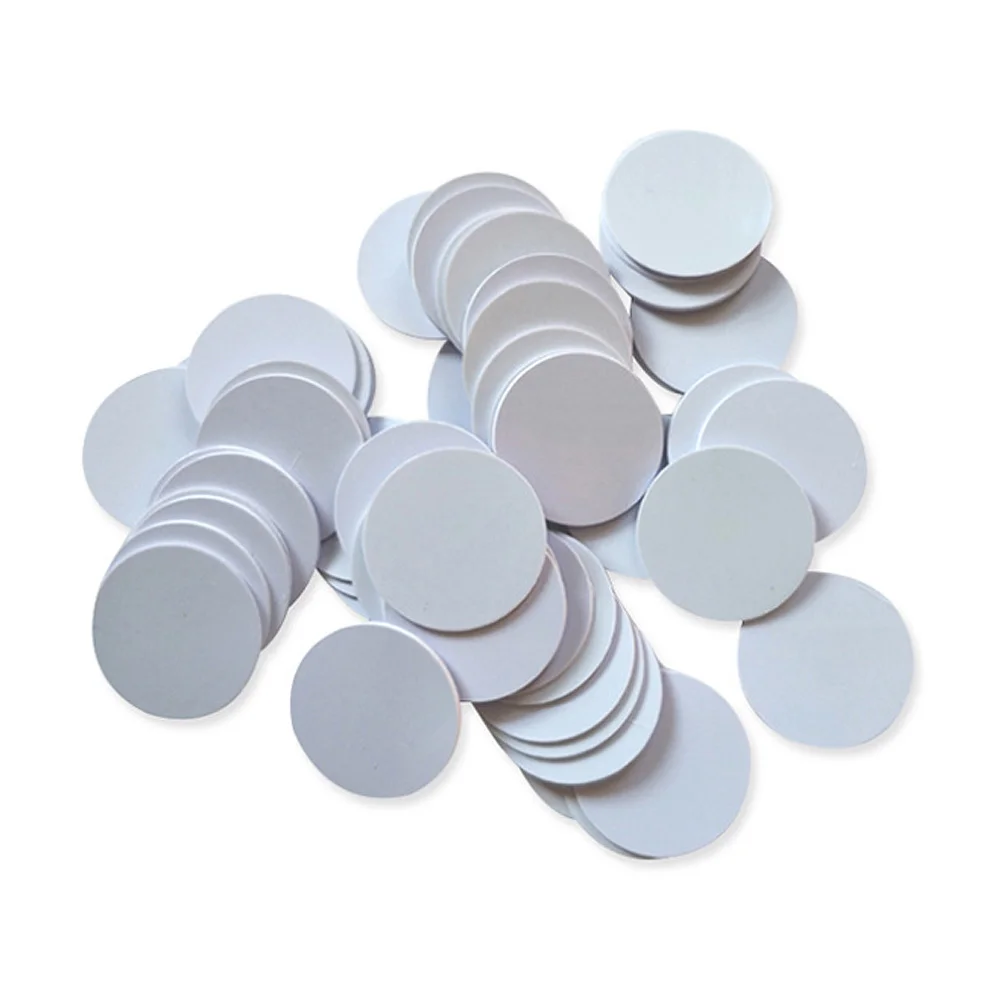 (500PCS/LOT) Tk4100 (EM4100) Read-only RFID Smart ID 125khz Tags Read-only Waterproof 25mmx1mm PVS Cards Coin In Access Control
(500PCS/LOT) Tk4100 (EM4100) Read-only RFID Smart ID 125khz Tags Read-only Waterproof 25mmx1mm PVS Cards Coin In Access Control