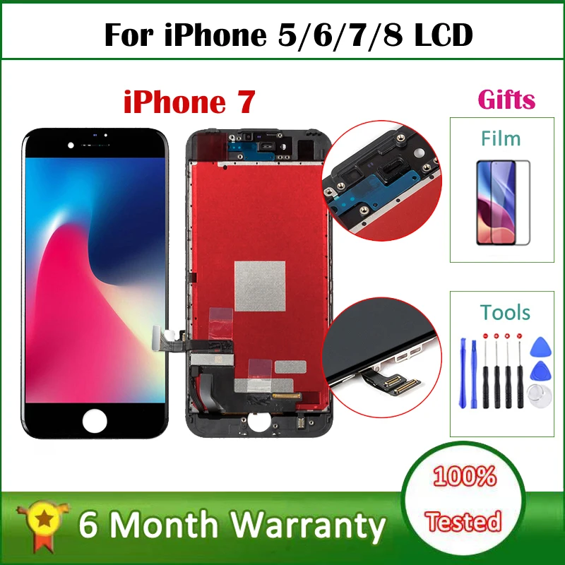 Экран класса AAA+++ для iPhone 6, 7, 5, 5S, 6S, 8 Plus, 5C SE, ЖК-дисплей, 3D сенсорная передняя панель, дигитайзер в сборе, запасная часть OEM
Экран класса AAA+++ для iPhone 6, 7, 5, 5S, 6S, 8 Plus, 5C SE, ЖК-дисплей, 3D сенсорная передняя панель, дигитайзер в сборе, запасная часть OEM