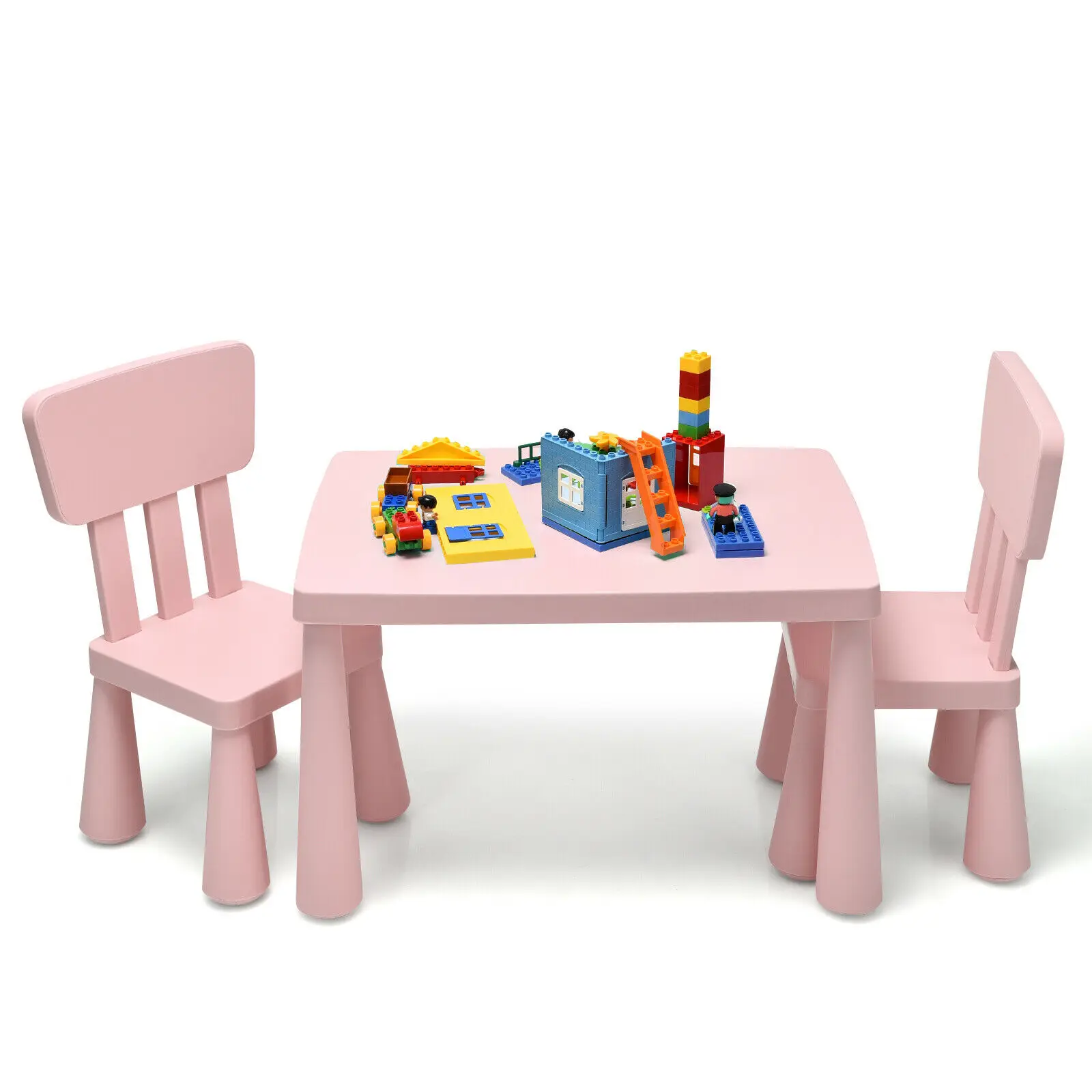 Kids Table & 2 Chairs Set Toddler Activity Play Dining Study Desk Baby Gift Pink HW66810PI
Kids Table & 2 Chairs Set Toddler Activity Play Dining Study Desk Baby Gift Pink HW66810PI
