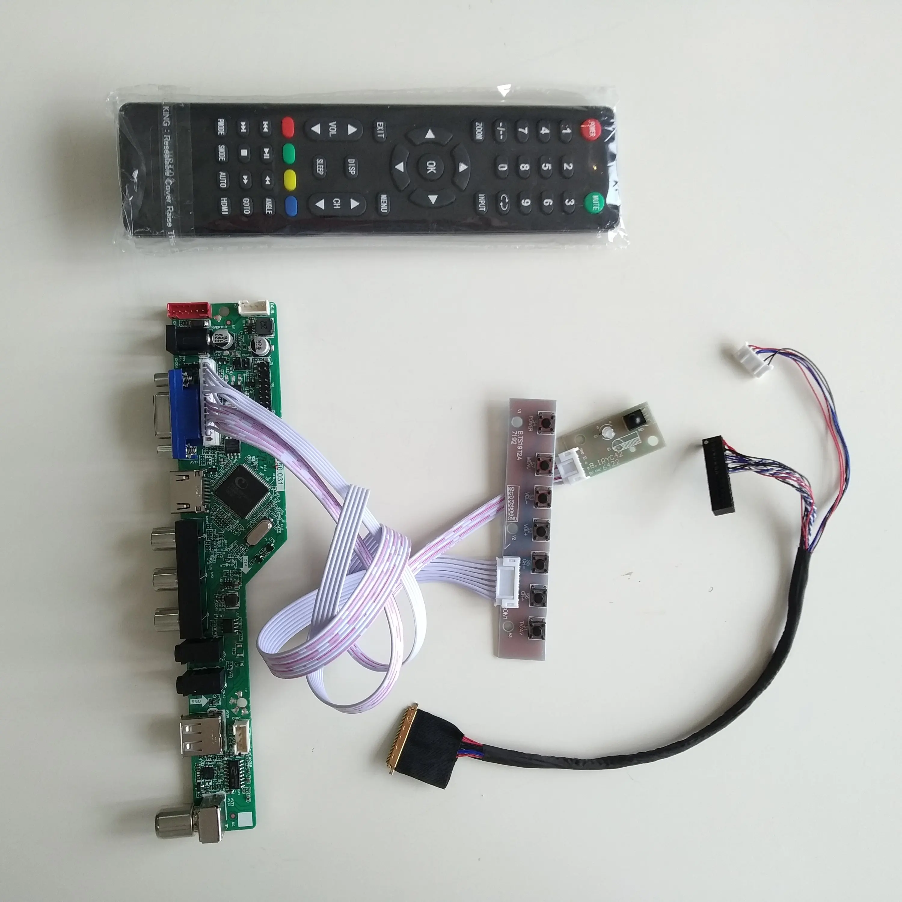 TV USB LED LCD AV VGA AUDIO Controller Board driver display For LP125WH2-SLD1 12.5" 1366×768 cable Card Kit
TV USB LED LCD AV VGA AUDIO Controller Board driver display For LP125WH2-SLD1 12.5" 1366×768 cable Card Kit