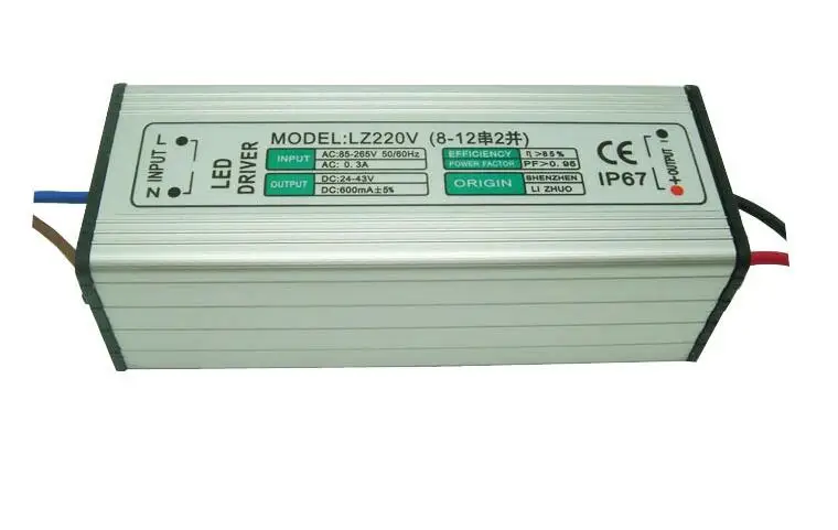 High quality led driver AC 85-220 V DC 24-43 V 20 w 600 mA led power supply floodlight driver waterproof IP 67
High quality led driver AC 85-220 V DC 24-43 V 20 w 600 mA led power supply floodlight driver waterproof IP 67