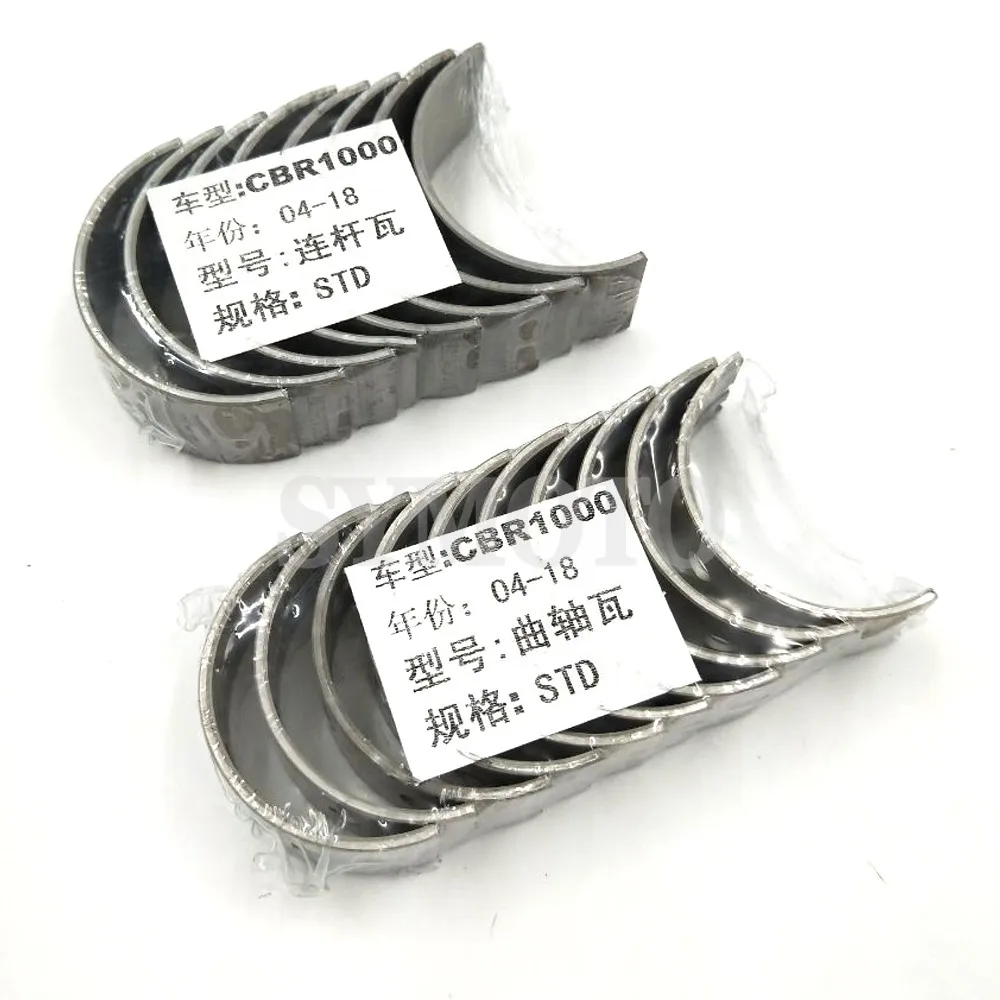 For CBR1000 2004-2018 CBR 1000 Motorcycle 1 sets STD connecting rod bearing Connecting rod tile & crankshaft tile / Shell
For CBR1000 2004-2018 CBR 1000 Motorcycle 1 sets STD connecting rod bearing Connecting rod tile & crankshaft tile / Shell