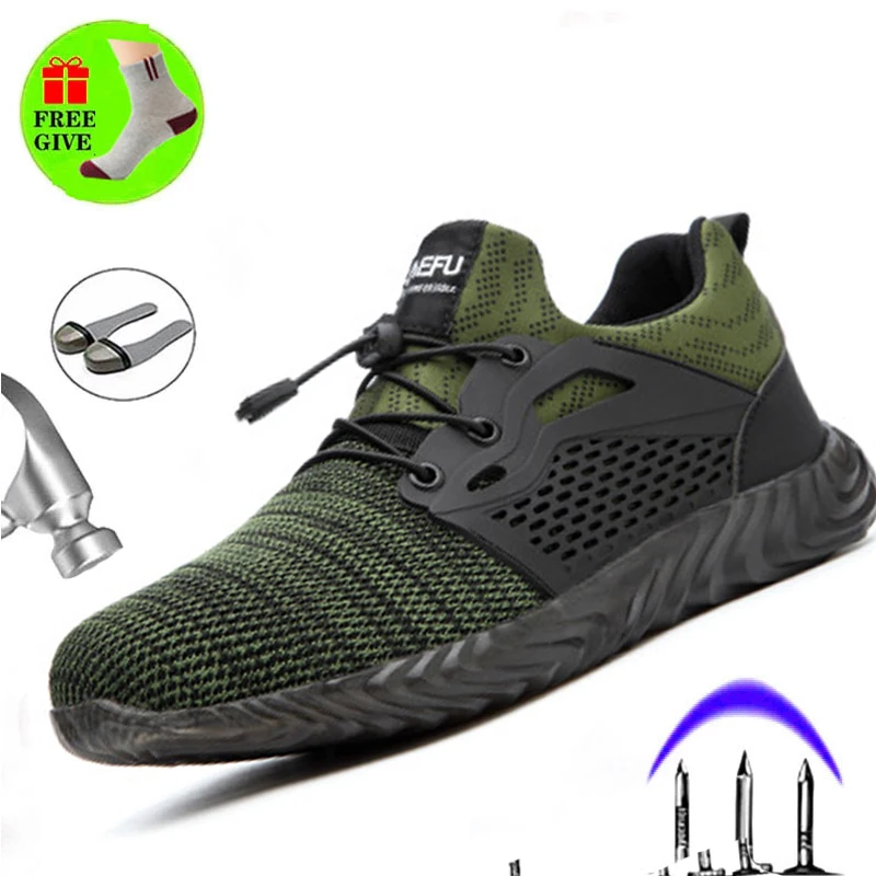 GPQPXW Men's Safety Shoes, Waterproof Shoes For Men And Women, Steel Toe Caps, Safety Boots, Perforated Work Shoes, Casual Shoes
GPQPXW Men's Safety Shoes, Waterproof Shoes For Men And Women, Steel Toe Caps, Safety Boots, Perforated Work Shoes, Casual Shoes
