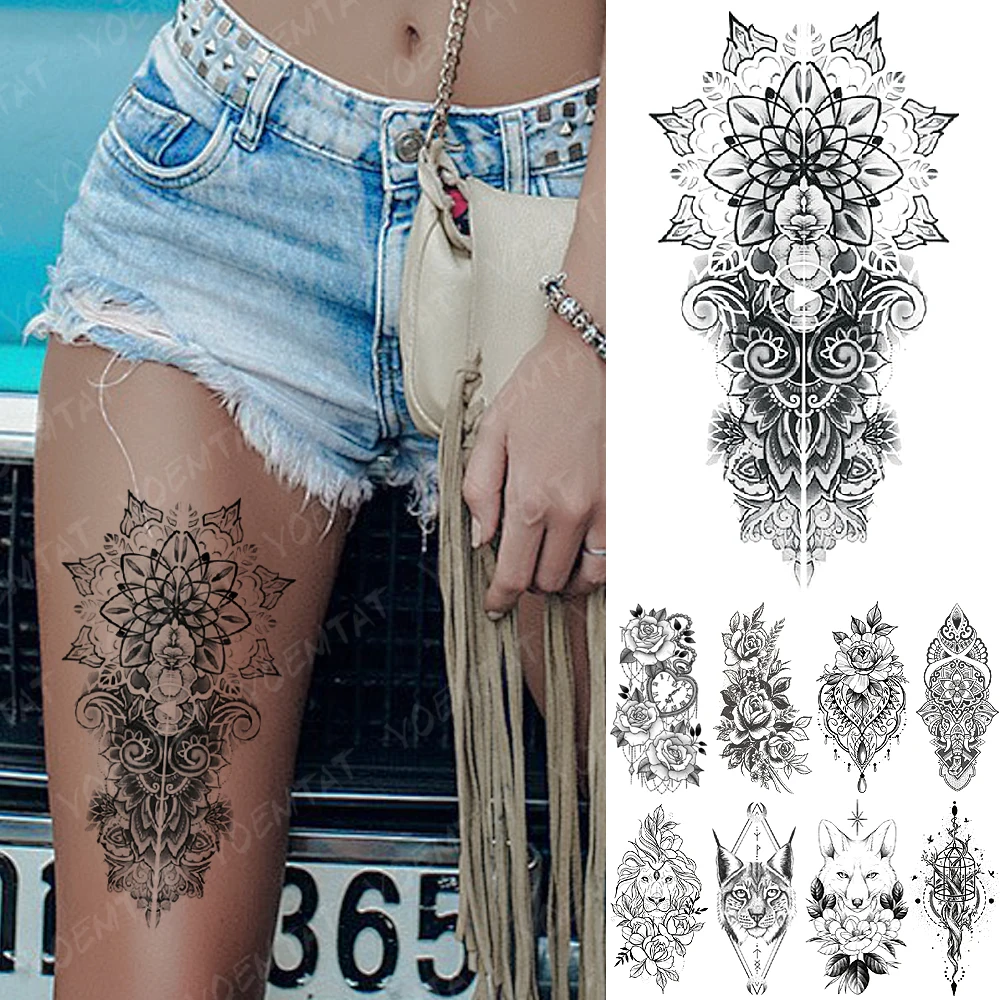 Waterproof Temporary Tattoo Sticker Snake Flower Rose Flash Tattoos Lace Fox Lion Tree Body Art Arm Fake Sleeve Tattoo Women
Waterproof Temporary Tattoo Sticker Snake Flower Rose Flash Tattoos Lace Fox Lion Tree Body Art Arm Fake Sleeve Tattoo Women