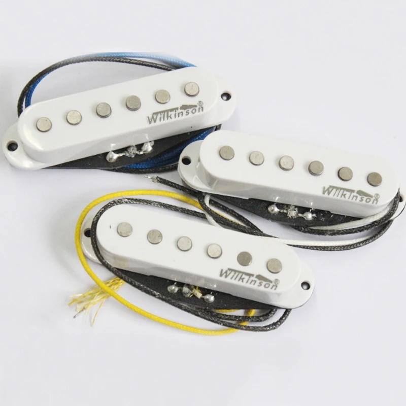 Wilkinson WVS single-coil Set classic staggered polepiece ,a very accurate replica of a 60's style pickup from korea
Wilkinson WVS single-coil Set classic staggered polepiece ,a very accurate replica of a 60's style pickup from korea