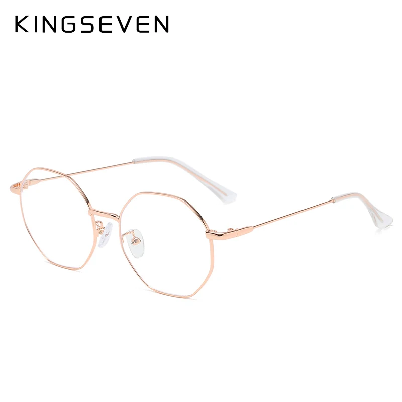 KINGSEVEN Metal Anti Blue Ray Glasses Frame Women Myopia Optical Eyeglasses Frames Reading Prescription Eyewear for Unisex
KINGSEVEN Metal Anti Blue Ray Glasses Frame Women Myopia Optical Eyeglasses Frames Reading Prescription Eyewear for Unisex