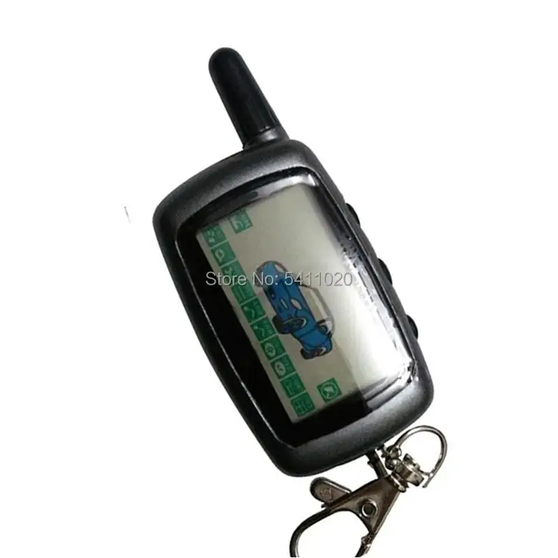 Russian A9 LCD Remote Control Keychain Fob For Two Way Car Alarm System Anti-Theft Key Chain StarLine A9
Russian A9 LCD Remote Control Keychain Fob For Two Way Car Alarm System Anti-Theft Key Chain StarLine A9
