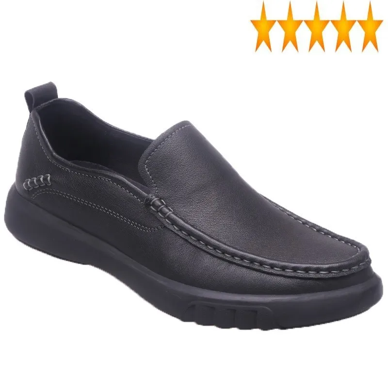 Leather Spring Men Casual Genuine Round Toe Slip On Loafers Soft Platform Driving Shoes Chaussure Homme Business Footwear
Leather Spring Men Casual Genuine Round Toe Slip On Loafers Soft Platform Driving Shoes Chaussure Homme Business Footwear