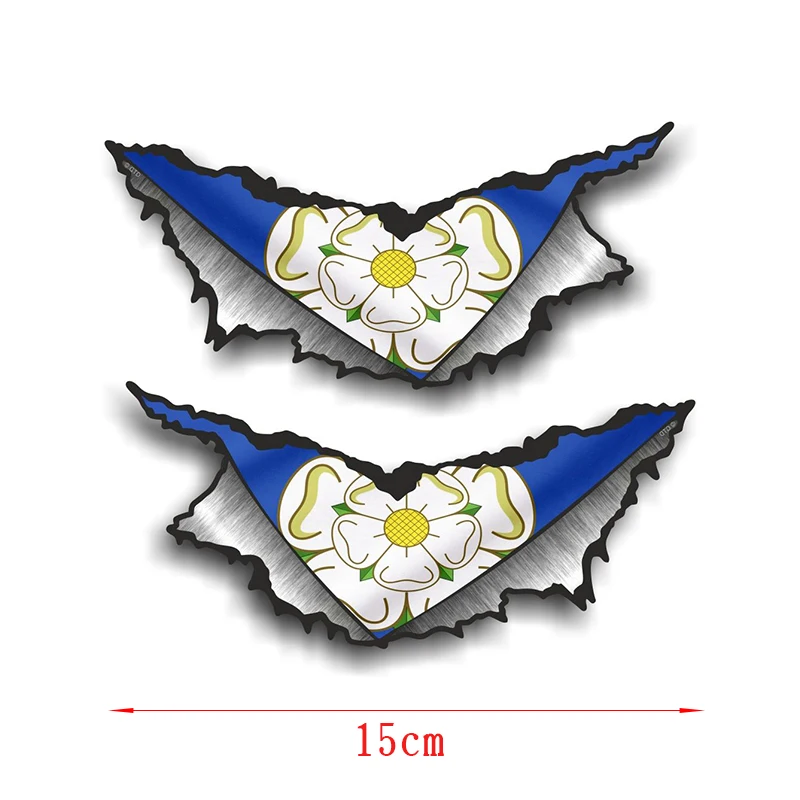 15cm 2 X Large Pair Triangular Ripped Torn Metal Yorkshire Rose County Flag Vinyl Car Sticker Motorcycle Decal for KIA Stickers 
15cm 2 X Large Pair Triangular Ripped Torn Metal Yorkshire Rose County Flag Vinyl Car Sticker Motorcycle Decal for KIA Stickers