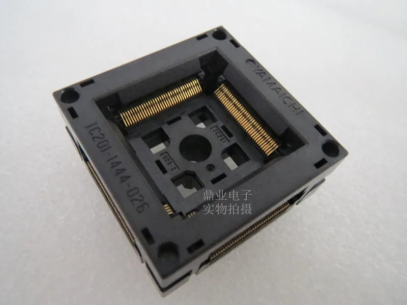 Original YAMAICHI IC Test Seat IC201-1444-026 Burning Programmer LQFP144 Socket Adapter
Original YAMAICHI IC Test Seat IC201-1444-026 Burning Programmer LQFP144 Socket Adapter