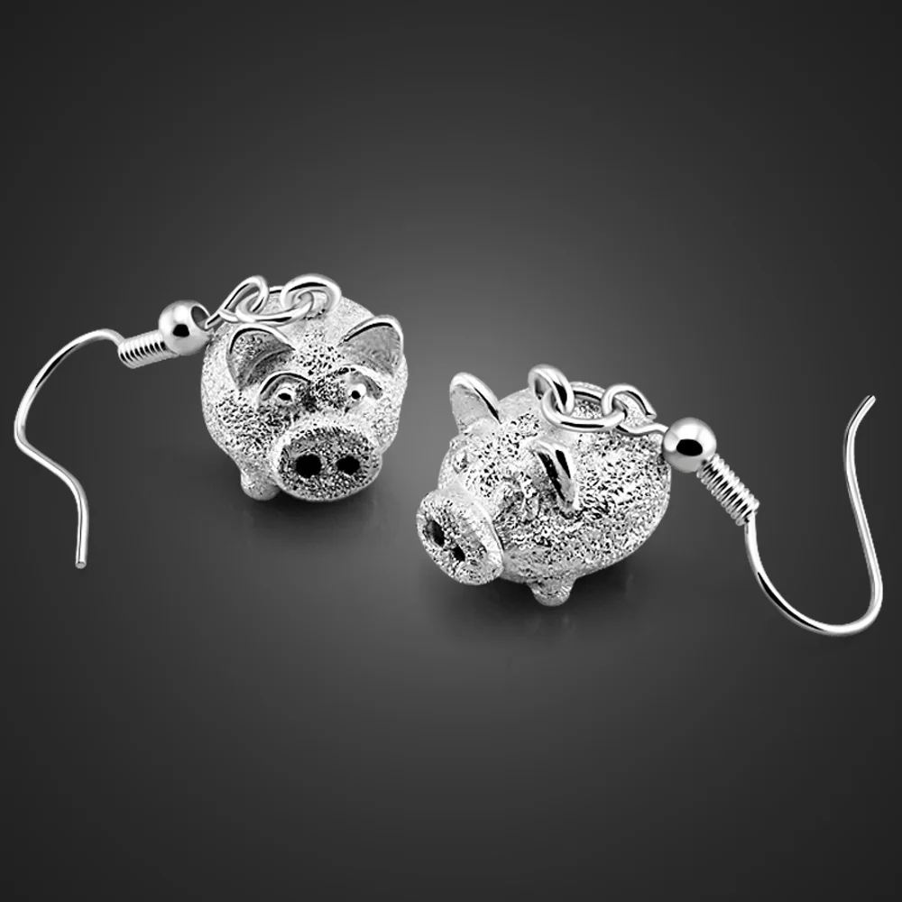 Stylish Woman 925 sterling silver Earrings Girls Cute Animals Pig Gold Droop Earrings Lightweight Solid Silver Jewellery Zodiac
Stylish Woman 925 sterling silver Earrings Girls Cute Animals Pig Gold Droop Earrings Lightweight Solid Silver Jewellery Zodiac