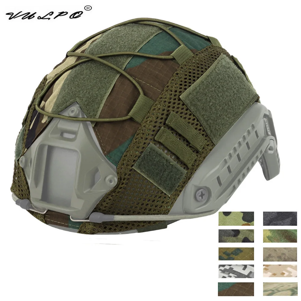 VULPO Airsoft Paintball Helmet Cover CS Wargame Tactical Helmet Cover For Fast MH PJ BJ Helmet Accessories
VULPO Airsoft Paintball Helmet Cover CS Wargame Tactical Helmet Cover For Fast MH PJ BJ Helmet Accessories