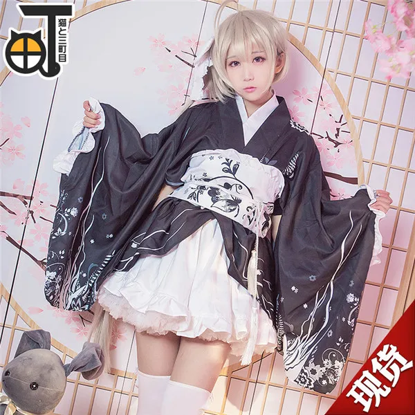 In solitude Sora Black cheongsam cosplay costume Japanese style Halloween woman dress in stock
In solitude Sora Black cheongsam cosplay costume Japanese style Halloween woman dress in stock