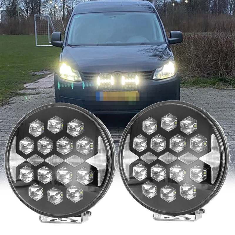 Off Road Car Bull Bar 9" Round LED Headlight Flood Fog Lights For Jeep JK Wrangler 4x4 Truck SUV Bumper Spotlight Driving Lamp
Off Road Car Bull Bar 9" Round LED Headlight Flood Fog Lights For Jeep JK Wrangler 4x4 Truck SUV Bumper Spotlight Driving Lamp