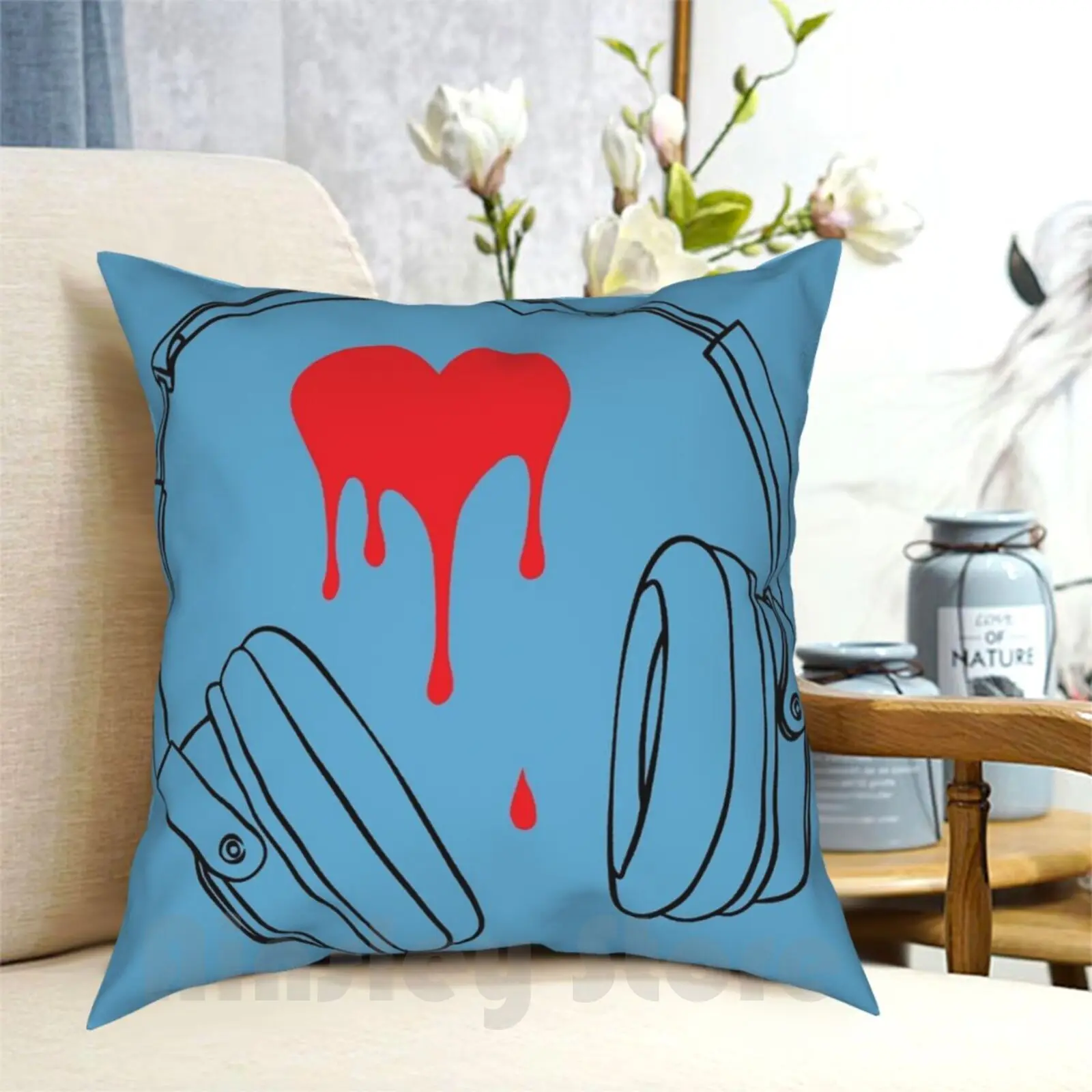 Headphone Melt Love ( Black ) Pillow Case Printed Home Soft DIY Pillow cover Headphones Music Heart Love
Headphone Melt Love ( Black ) Pillow Case Printed Home Soft DIY Pillow cover Headphones Music Heart Love