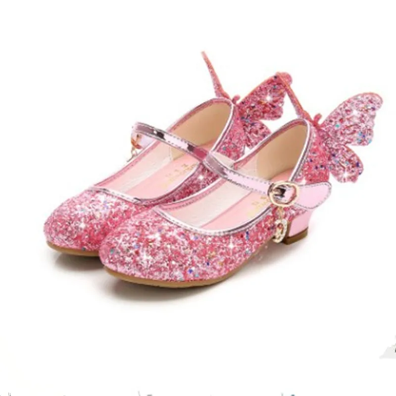 Summer Girls High Heel Princess Sandals Children Shoes Glitter Leather Butterfly Girls Kids Shoes For Party Dress Weddin Party
Summer Girls High Heel Princess Sandals Children Shoes Glitter Leather Butterfly Girls Kids Shoes For Party Dress Weddin Party