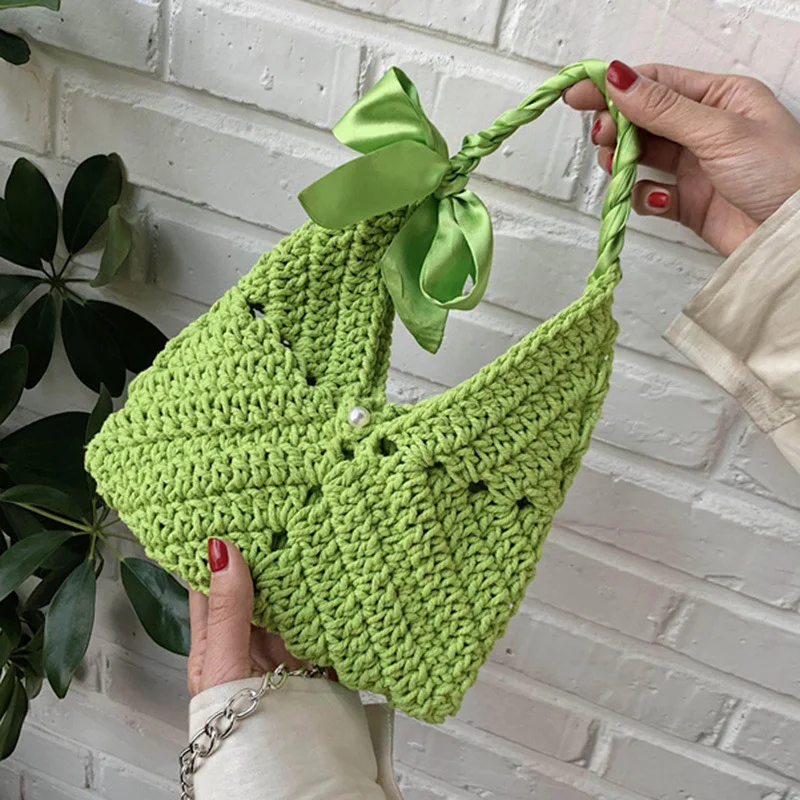 Women's Woven Bag 2020 Summer New Holiday Knitted Handbag Women's Temperament Simple One-Shoulder Hand Bag
Women's Woven Bag 2020 Summer New Holiday Knitted Handbag Women's Temperament Simple One-Shoulder Hand Bag