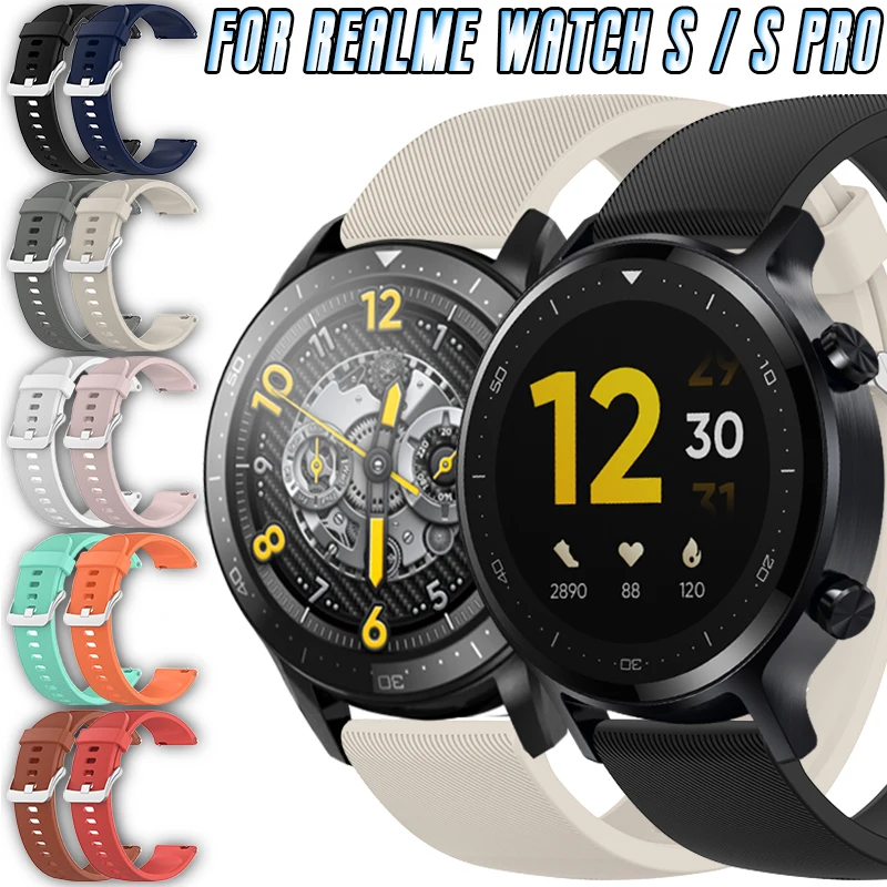 22mm Strap For Realme Watch S / S Pro Silicone Strap Smartwatch Replacement Wrist Band Textures Surface Bracelet Accessories
22mm Strap For Realme Watch S / S Pro Silicone Strap Smartwatch Replacement Wrist Band Textures Surface Bracelet Accessories