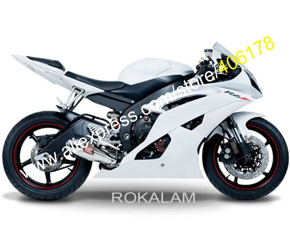 Новый обтекатель YZF-R6 2008 2009 2010 2011 2014 2015 2016 для мотоцикла Yamaha Full White YZF600 R6 (литье под давлением)
Новый обтекатель YZF-R6 2008 2009 2010 2011 2014 2015 2016 для мотоцикла Yamaha Full White YZF600 R6 (литье под давлением)