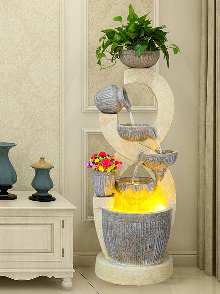 TT Living Room Fortune Loop Water Fountain Modern Minimalist Landscape Decorations TV Cabinet next to Floor Fortune Decoration
TT Living Room Fortune Loop Water Fountain Modern Minimalist Landscape Decorations TV Cabinet next to Floor Fortune Decoration