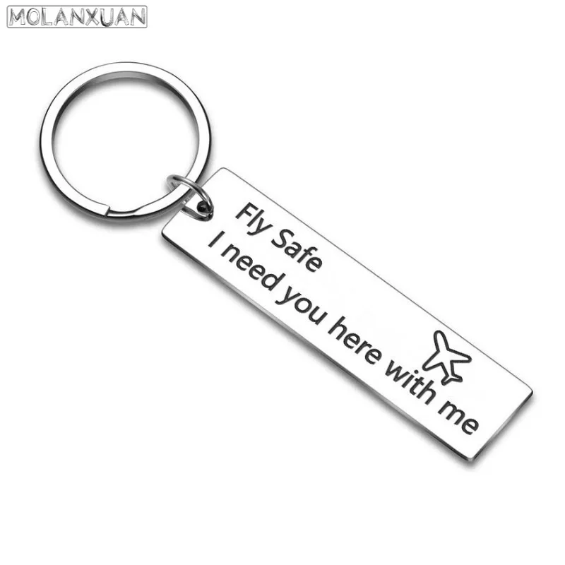 Pilot Gift Fly Safe Keychain Flight Attendant Gift I Need You Here with Me for Flight Staff Airline Worker Husband Boyfriend
Pilot Gift Fly Safe Keychain Flight Attendant Gift I Need You Here with Me for Flight Staff Airline Worker Husband Boyfriend