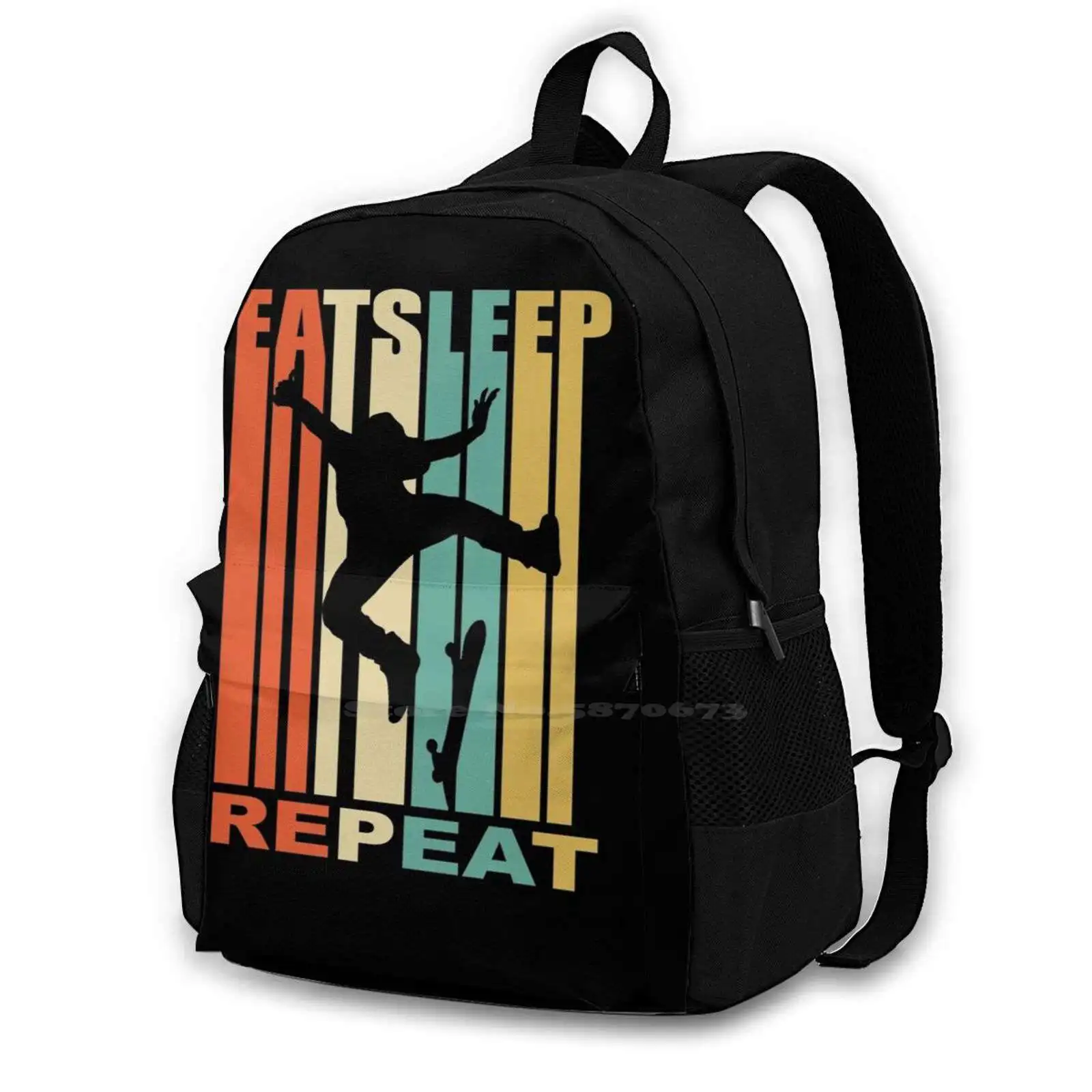 Best Vintage Skateboarding Gift Eat Sleep Kick Flip Repeat Skater Pro Champ Bag Backpack For Men Women Girls Teenage Black Eat
Best Vintage Skateboarding Gift Eat Sleep Kick Flip Repeat Skater Pro Champ Bag Backpack For Men Women Girls Teenage Black Eat