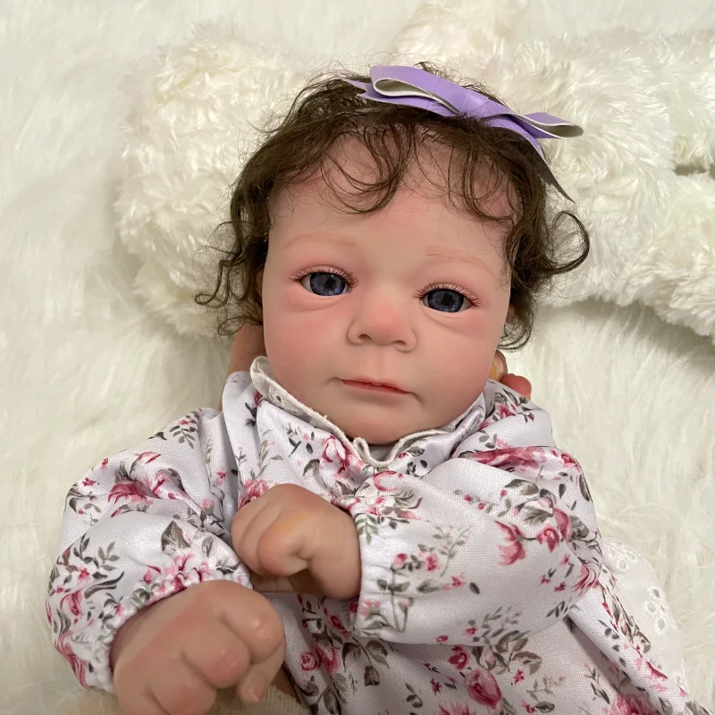 Advanced Painting Reborn Doll Felicia 3D Painted Finished Baby Girl Handmade Rooted Hair High Quality Reborn Doll For Girls Gift
Advanced Painting Reborn Doll Felicia 3D Painted Finished Baby Girl Handmade Rooted Hair High Quality Reborn Doll For Girls Gift