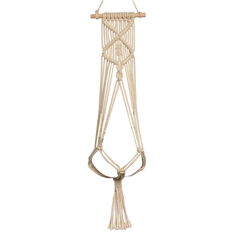 Large-sized Plant Hanger Basket Handmade Rope Pots Holder Fine Hemp Rope Net Flower Pot Plant Lanyard Outdoor Garden Decoration
Large-sized Plant Hanger Basket Handmade Rope Pots Holder Fine Hemp Rope Net Flower Pot Plant Lanyard Outdoor Garden Decoration