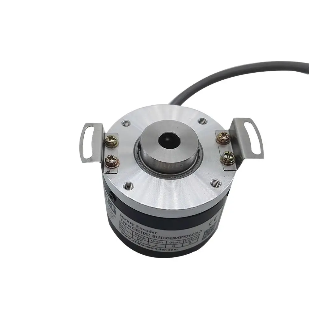 GHH52-8G100BMP526 Push Pull Output Incremental Hollow Shaft Encoder 8mm Hole 100 Pulse
GHH52-8G100BMP526 Push Pull Output Incremental Hollow Shaft Encoder 8mm Hole 100 Pulse