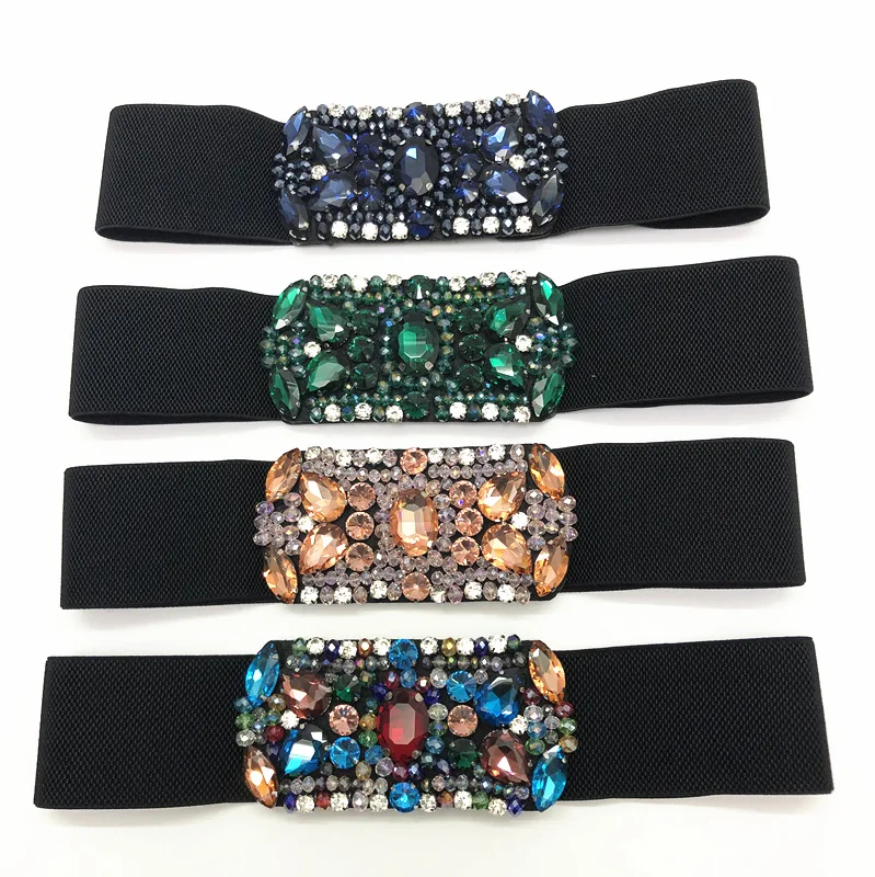 2019 New fashion color Crystal elastic belt Women's Brand Elastic Waistband Female wide Belts For Women Dress accessories SW333
2019 New fashion color Crystal elastic belt Women's Brand Elastic Waistband Female wide Belts For Women Dress accessories SW333