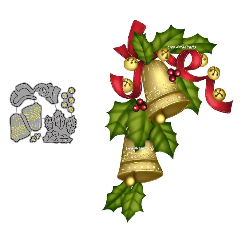 Christmas Bell Metal Cutting Dies New Stencils For Card Making DIY Scrapbooking Dies Paper Photo Cards Embossing Craft Die Cuts
Christmas Bell Metal Cutting Dies New Stencils For Card Making DIY Scrapbooking Dies Paper Photo Cards Embossing Craft Die Cuts