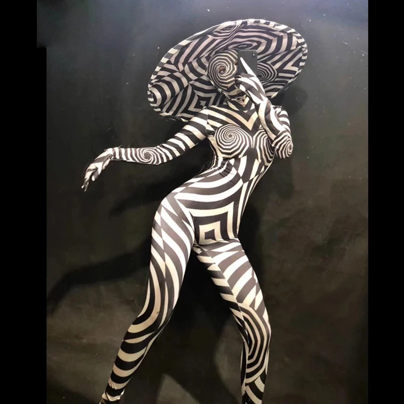 Sexy Printed Zebra Pattern Bodysuit Nightclub Party Celebrate Show Dancer Stage Wear Customes Party Jumpsuit
Sexy Printed Zebra Pattern Bodysuit Nightclub Party Celebrate Show Dancer Stage Wear Customes Party Jumpsuit