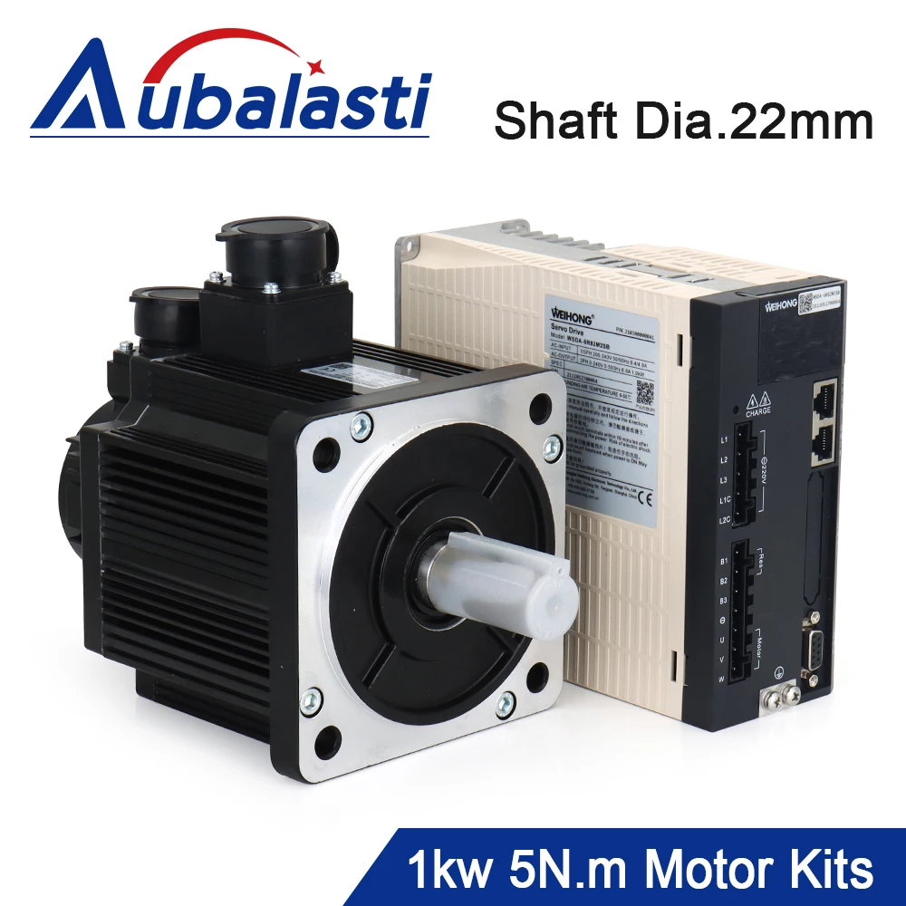 Aubalasti WeiHong WSDA-1kw Bus Type Servo Motor Driver Kits 5N.m 220V 7A Absolute Value AC Servo Motor Driver for CNC Router
Aubalasti WeiHong WSDA-1kw Bus Type Servo Motor Driver Kits 5N.m 220V 7A Absolute Value AC Servo Motor Driver for CNC Router