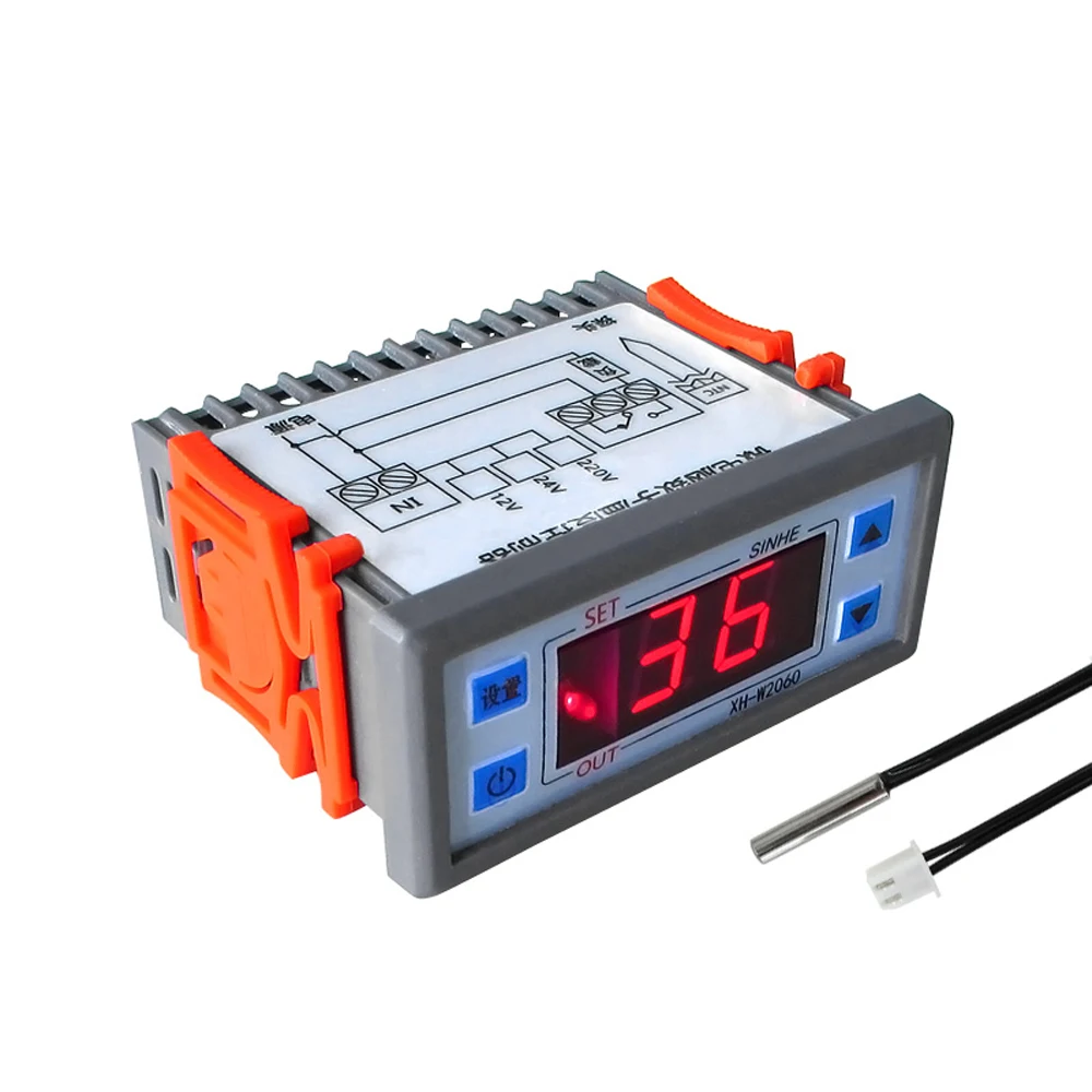 W2060 Digital Thermostat Refrigerator Freezer Cold Storage Digital Display Temperature Controller Temperature Control Switch
W2060 Digital Thermostat Refrigerator Freezer Cold Storage Digital Display Temperature Controller Temperature Control Switch