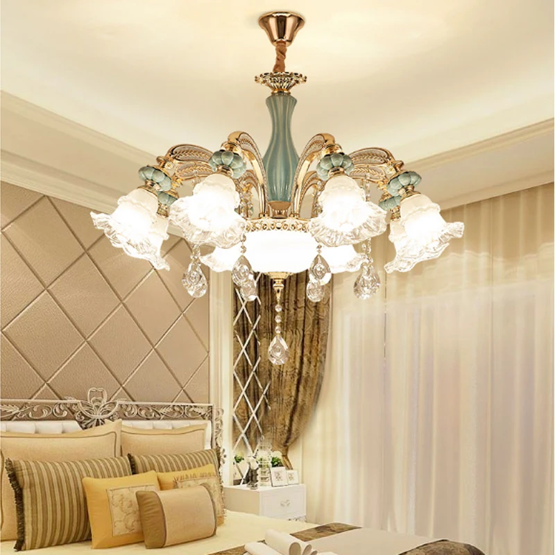 Nordic Ceramic Chandelier Downwards Living Room Crystal Chandelier Light Modern Minimalist Dining Room Light Bedroom Home Lamp
Nordic Ceramic Chandelier Downwards Living Room Crystal Chandelier Light Modern Minimalist Dining Room Light Bedroom Home Lamp