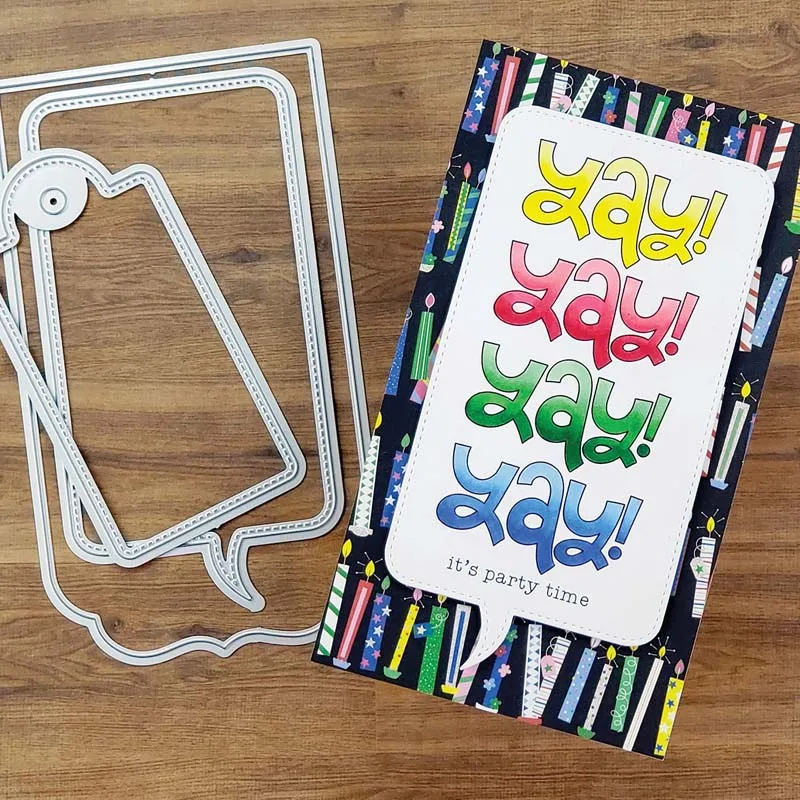 Slim Dialog/irregular Card Frame Metal Cutting Dies New 2021 Diy Scrapbooking Album Paper Cards
Slim Dialog/irregular Card Frame Metal Cutting Dies New 2021 Diy Scrapbooking Album Paper Cards