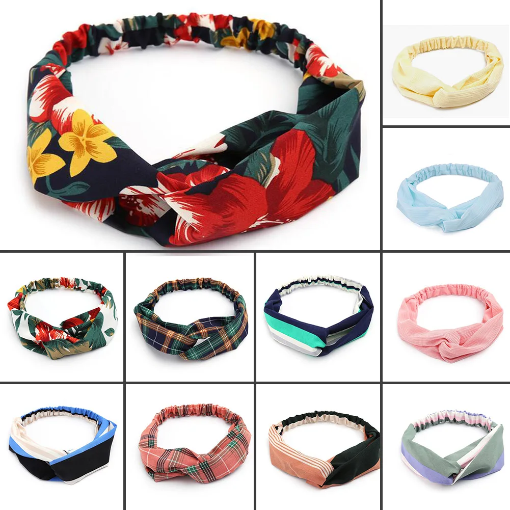 2020 Fashion Women's Floral Printed Cross Knot Headbands Plaid Elastic Hair Bands Turban Girls Makeup Hair Accessories Headwear
2020 Fashion Women's Floral Printed Cross Knot Headbands Plaid Elastic Hair Bands Turban Girls Makeup Hair Accessories Headwear