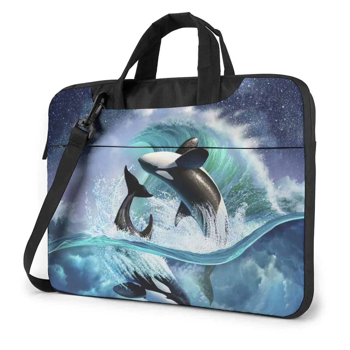 Orca Wave Laptop Bag Case Protective Vintage Computer Bag Bicycle Crossbody Laptop Pouch
Orca Wave Laptop Bag Case Protective Vintage Computer Bag Bicycle Crossbody Laptop Pouch