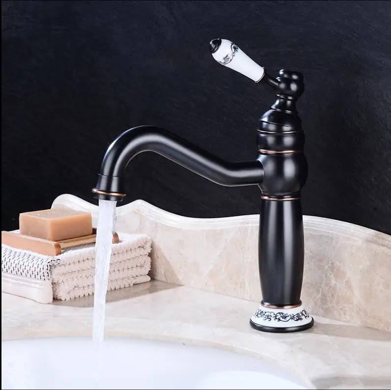 Vidric Basin Faucet Black Oil Brushed/Gold Brass Bathroom Sink Faucet Handle Deck Vintage Wash Faucet Hot Cold Mixer Tap Crane
Vidric Basin Faucet Black Oil Brushed/Gold Brass Bathroom Sink Faucet Handle Deck Vintage Wash Faucet Hot Cold Mixer Tap Crane